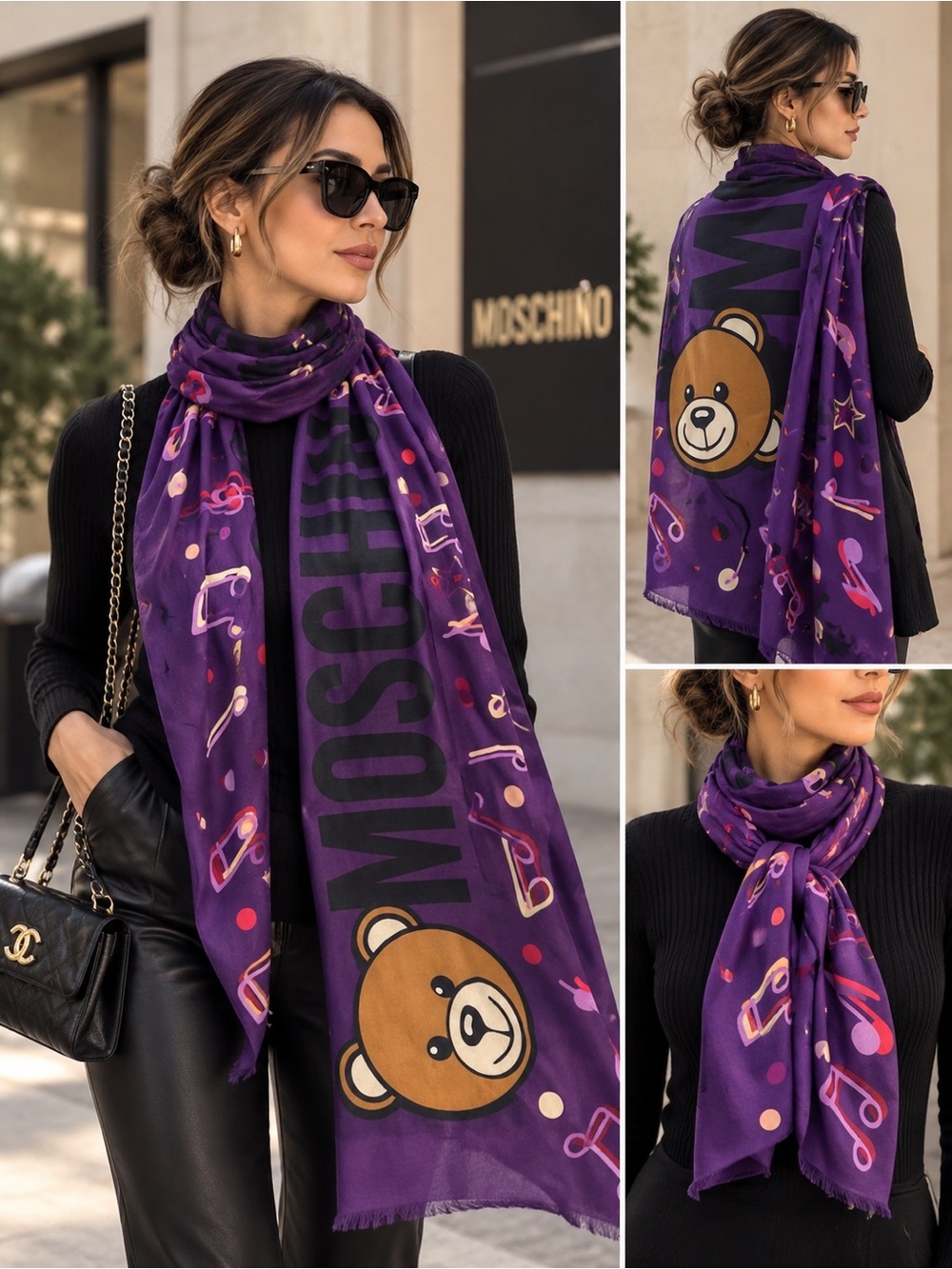 Authentic Moschino Scarf – New from Winners